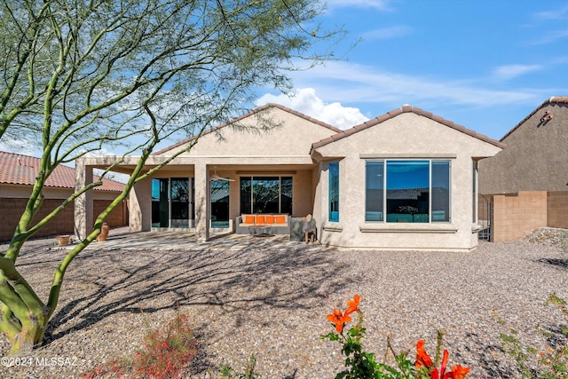 view of back of property