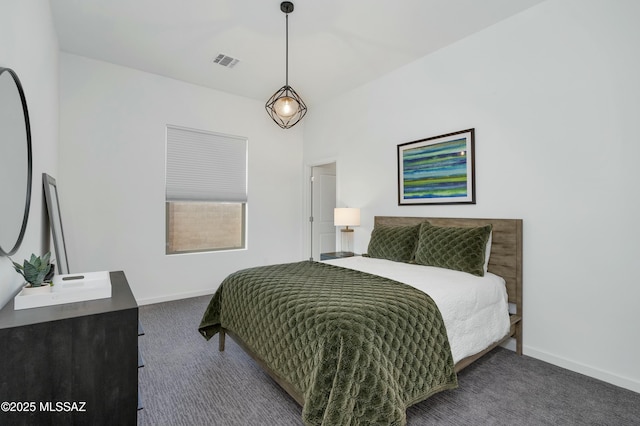 bedroom featuring carpet flooring