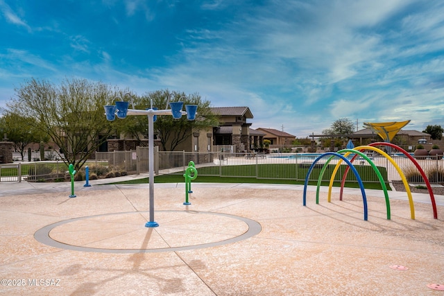 view of jungle gym