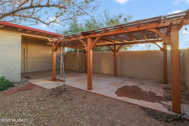 view of patio