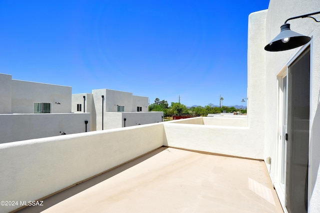 view of patio / terrace featuring a balcony