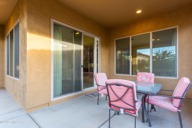 view of patio