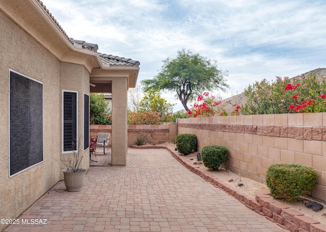 view of patio