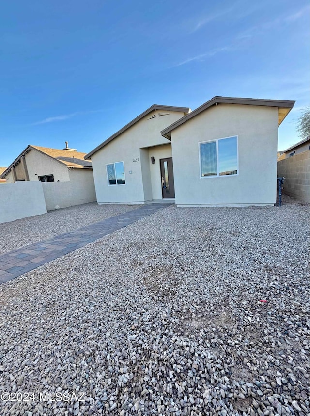 view of front of property with a patio area