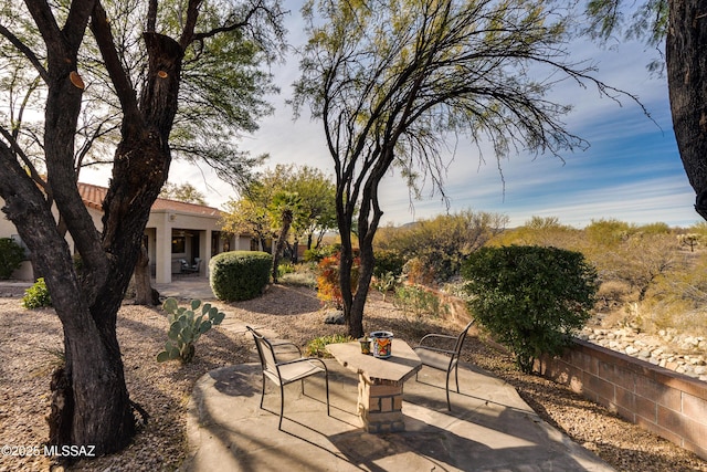 view of patio