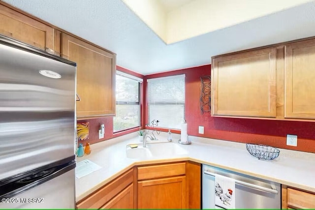 kitchen featuring sink and stainless steel appliances