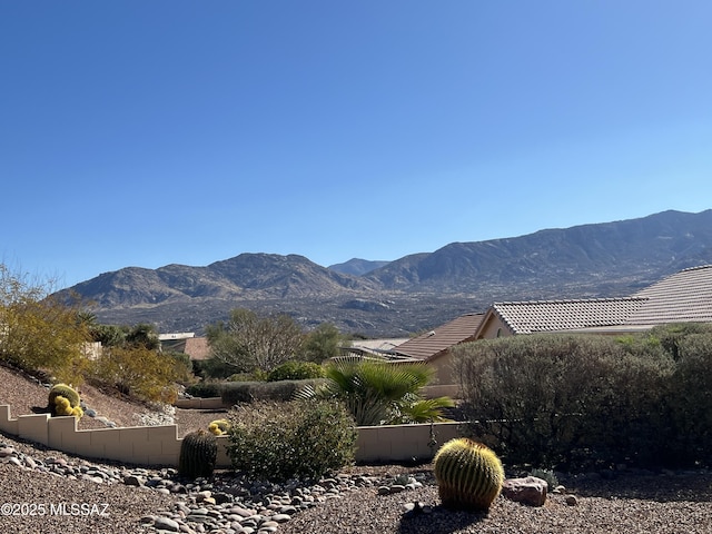 view of mountain feature