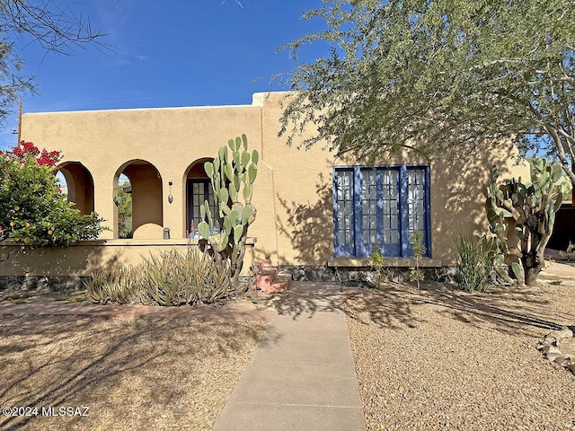 view of pueblo-style house