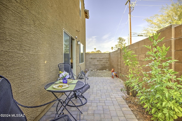 view of patio