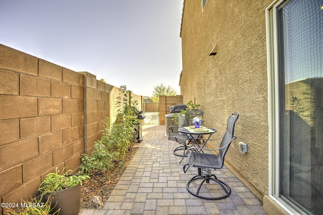 view of patio