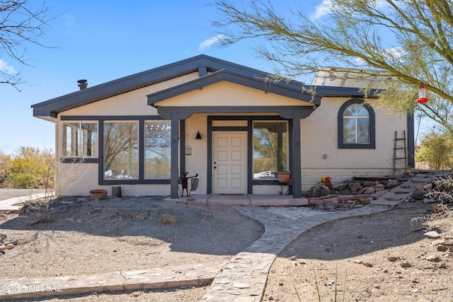 view of front of home