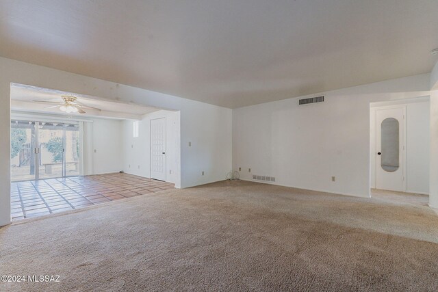 71 N Las Yucas, Green Valley, AZ 85614 - empty room with light colored carpet and ceiling fan