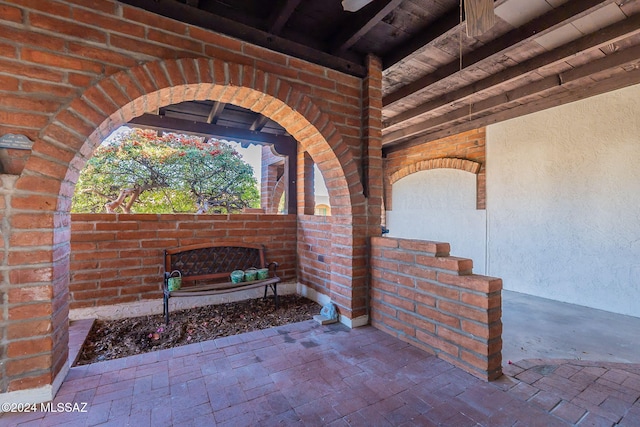 71 N Las Yucas, Green Valley, AZ 85614 - view of patio / terrace featuring fence