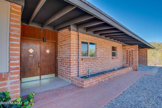 view of entrance to property