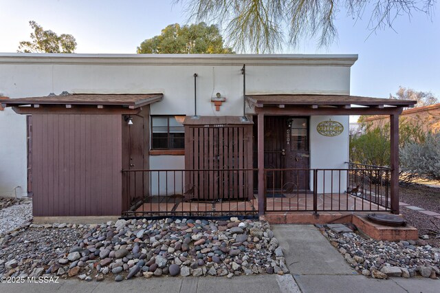 view of front of home