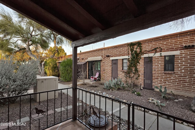 view of patio