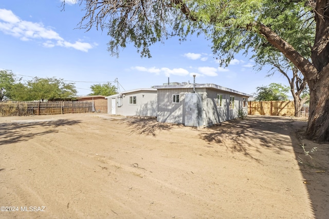 view of rear view of property