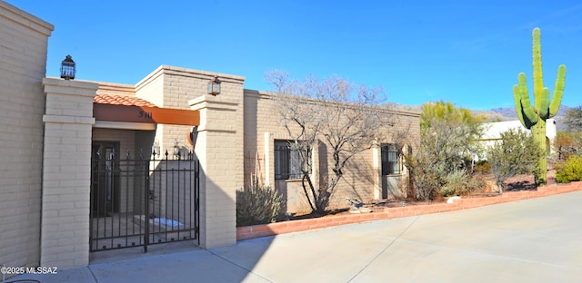 view of front of home