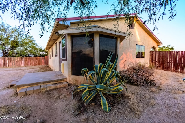 view of rear view of house