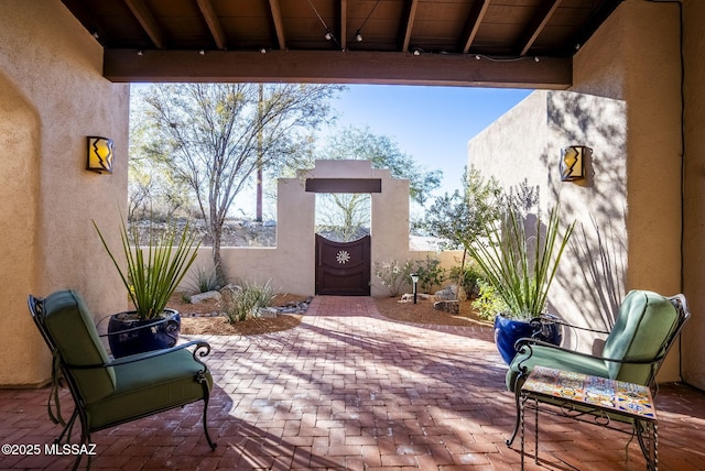 view of patio