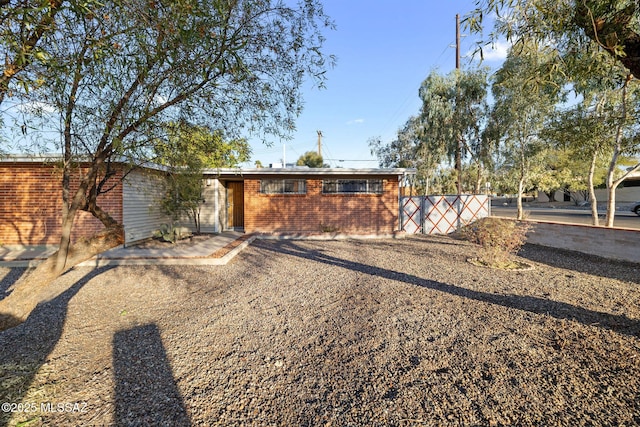 view of rear view of property