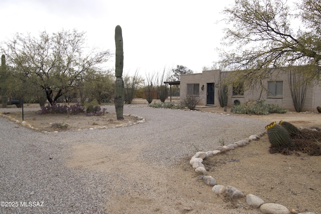 view of front of home