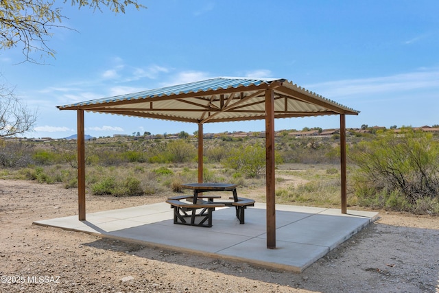 view of patio