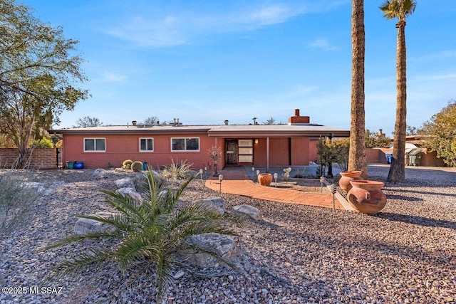 view of front of home