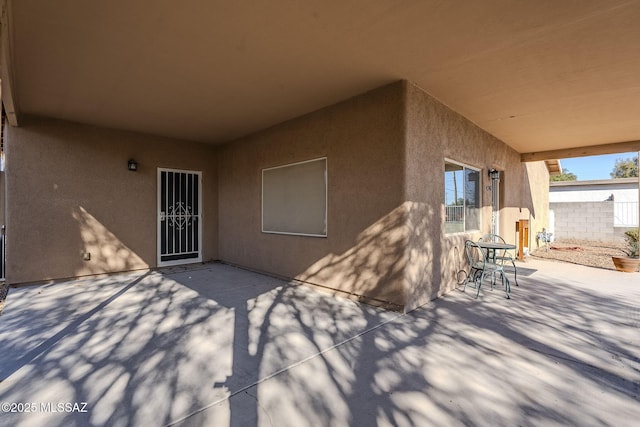 view of patio