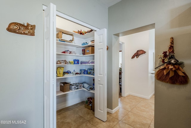 view of pantry