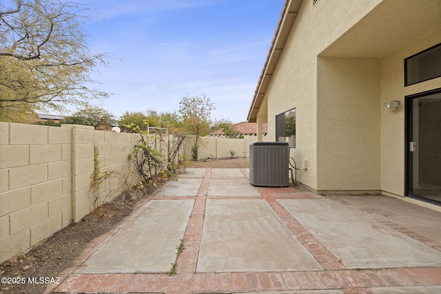 view of patio / terrace with cooling unit