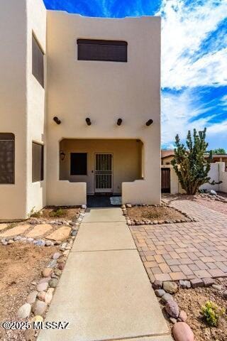 exterior space with a patio