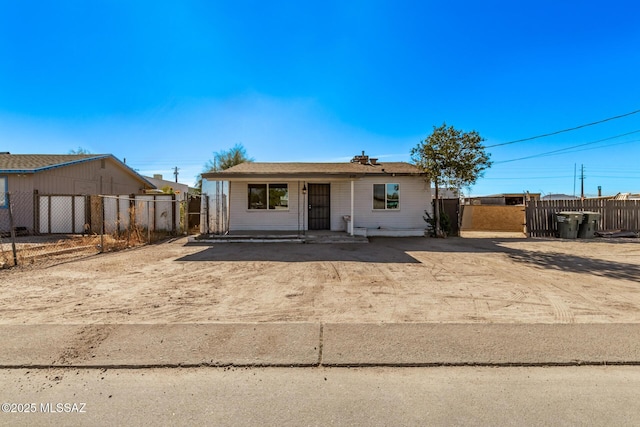 view of ranch-style home