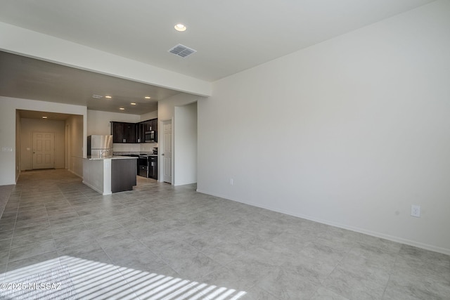 view of unfurnished living room