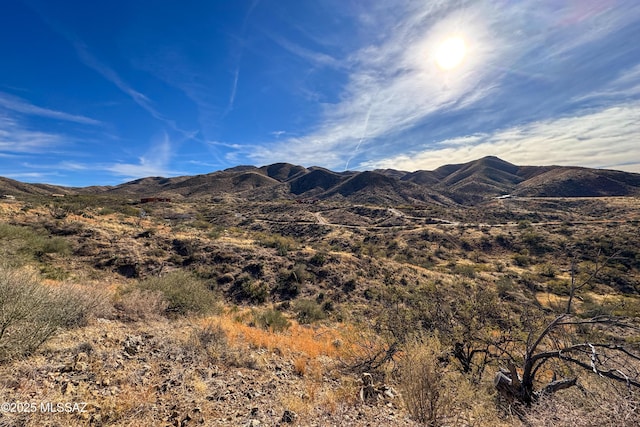 view of mountain feature