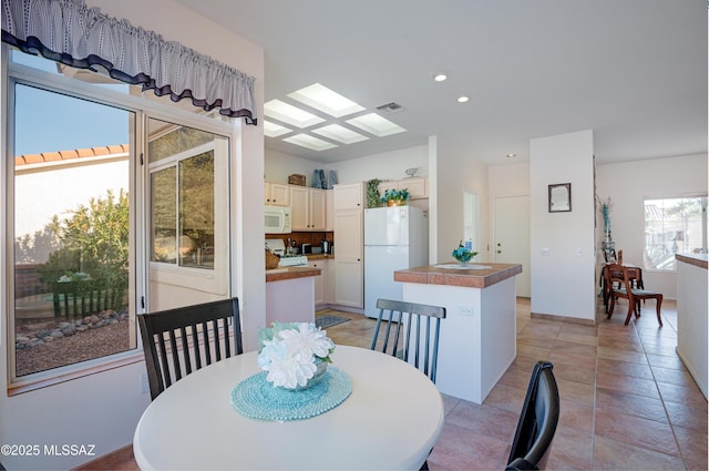 view of dining space