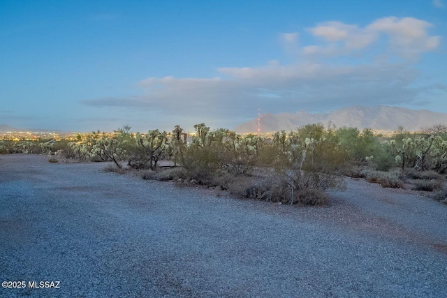 view of nature featuring a mountain view