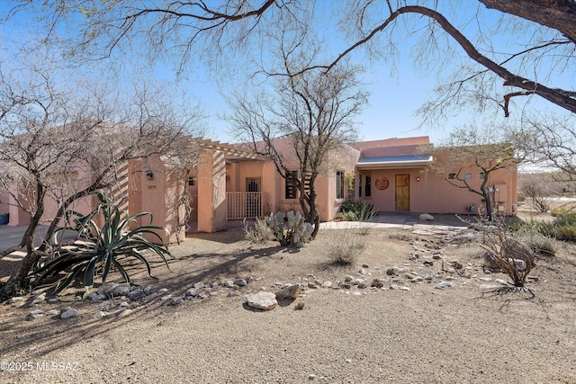 view of front of home