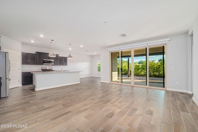 view of unfurnished living room