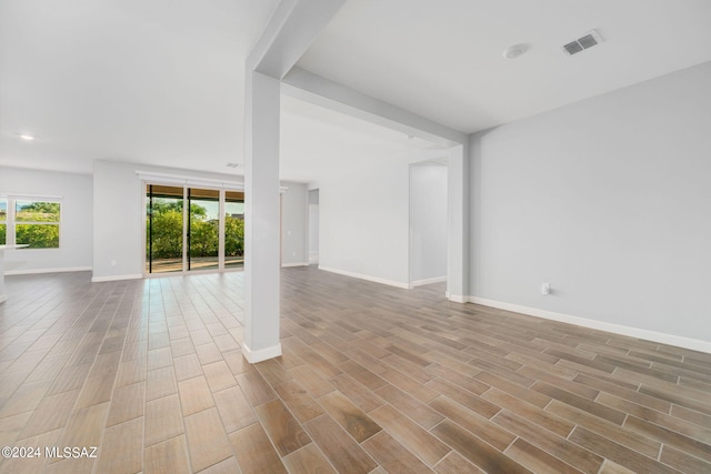 view of unfurnished living room