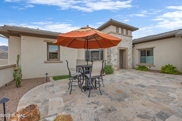 view of patio