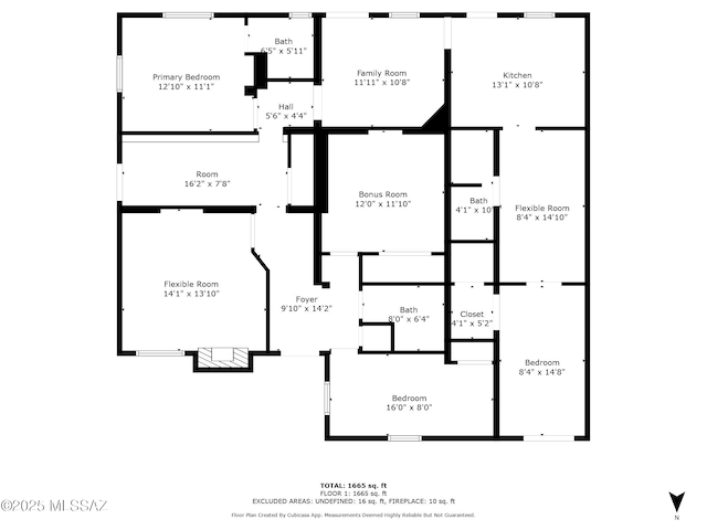 2526 E Lee St, Tucson, AZ 85716 - property floor plan