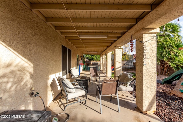 view of patio