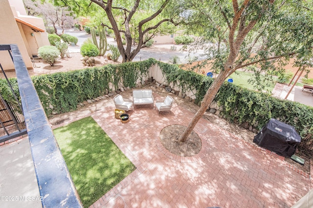 view of patio / terrace with grilling area