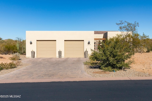 view of pueblo revival-style home