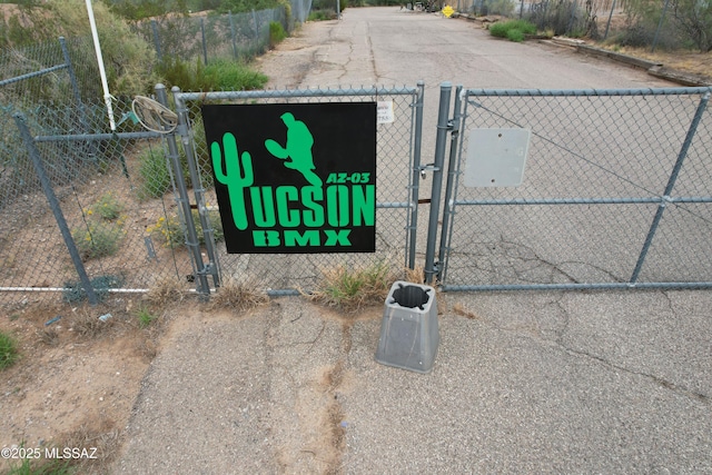 details with fence and a gate