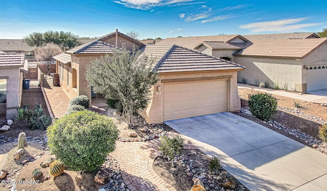 ranch-style house with a garage