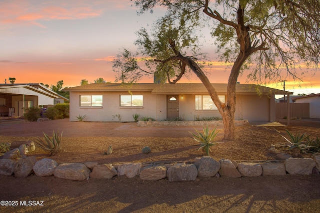 view of ranch-style house