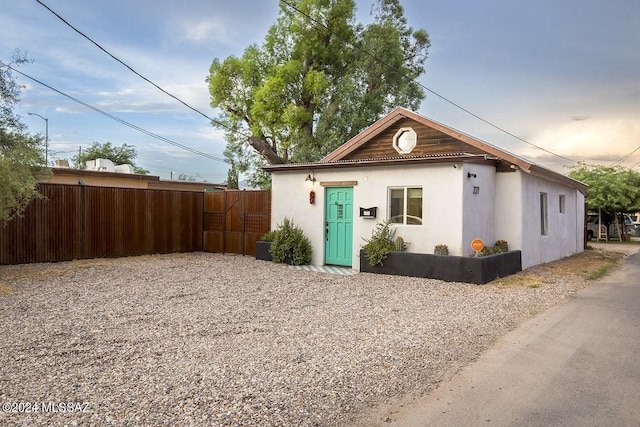 view of front of home