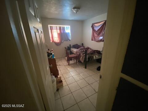 view of tiled bedroom